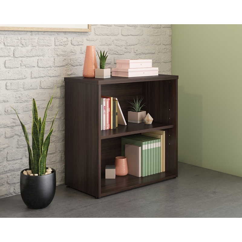 Affirm 2-Shelf Commercial Bookcase Noble Elm (431766)  Sauder