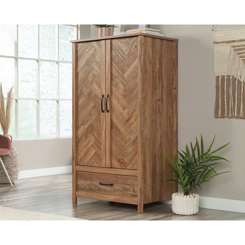 Cannery Bridge Wardrobe Armoire Sindoori Mango (431895)  Sauder