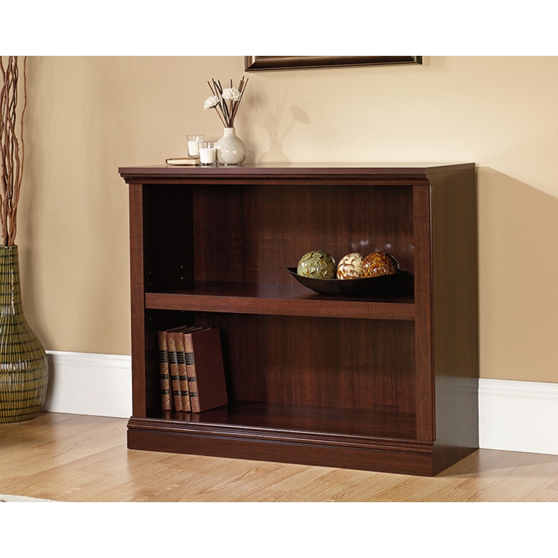 Sauder Select 2-Shelf Horizontal Bookcase Cherry (414238)  Sauder