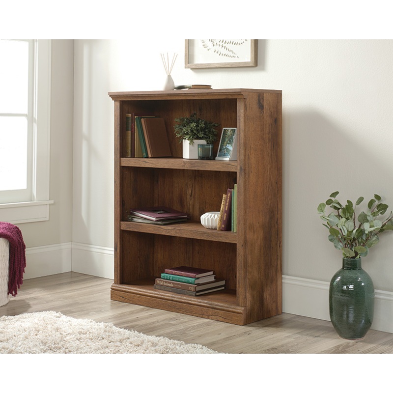Sauder Select 3-Shelf Bookcase Vintage Oak (426425)  Sauder