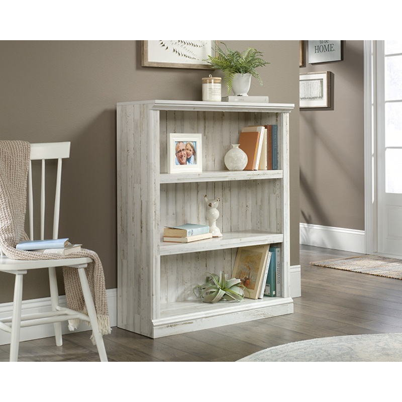 Sauder Select 3-Shelf Bookcase White Plank (426427)  Sauder