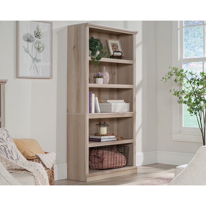 Sauder Select 5-Shelf Bookcase Pacific Maple (434822)  Sauder