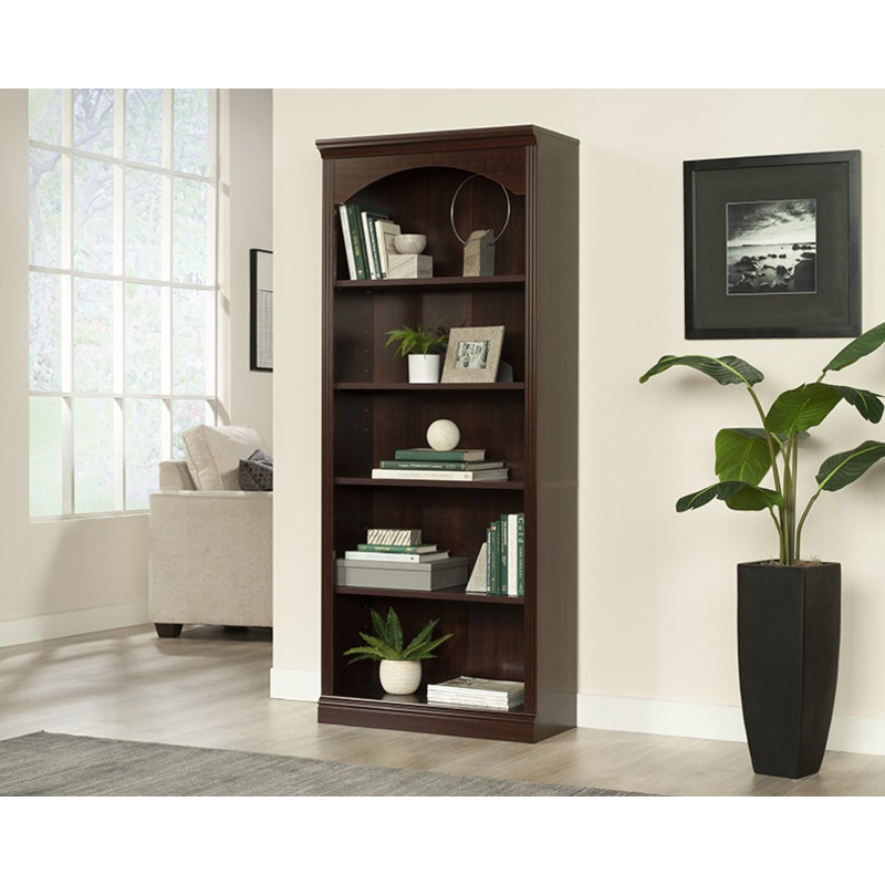 Sauder Select 5-Shelf Bookcase Select Cherry (444774)  Sauder