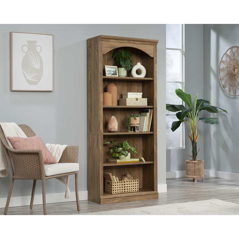 Sauder Select 5-Shelf Bookcase Sindoori Mango (446192)  Sauder