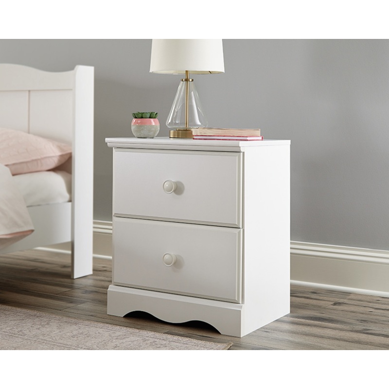 Storybook 2-Drawer Nightstand Soft White (419732)  Sauder