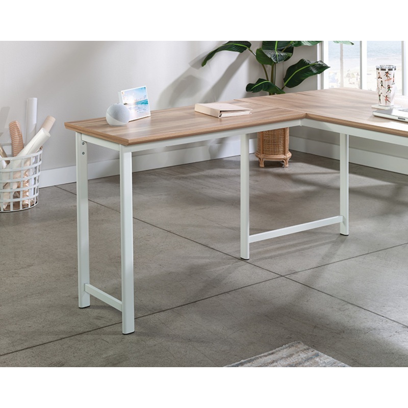 Bergen Circle 36″ Desk Return Kiln Acacia (427476)  Sauder