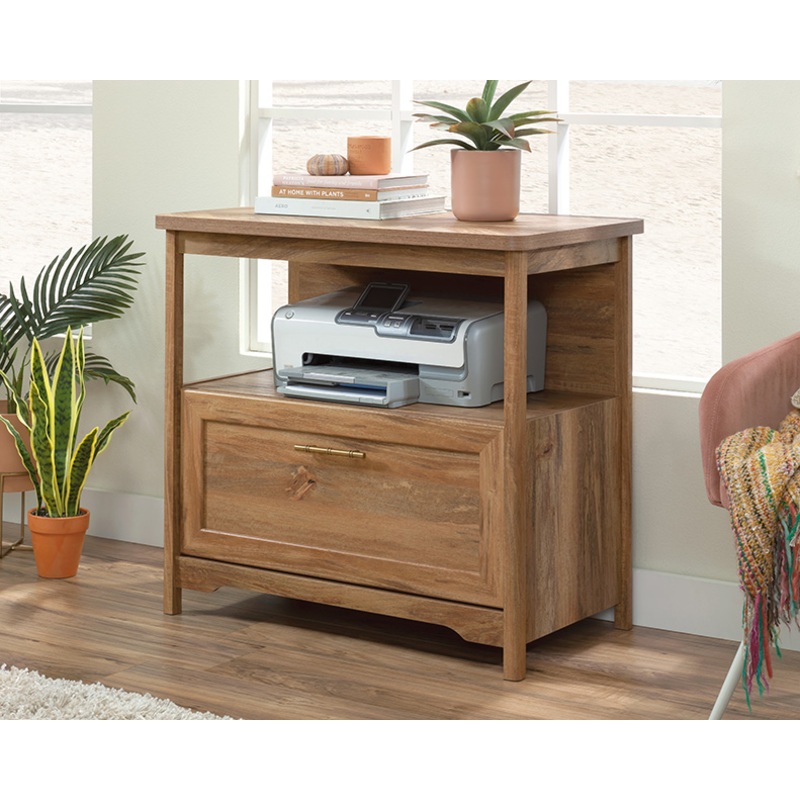 Coral Cape Lateral File Cabinet Sindoori Mango (431695)  Sauder