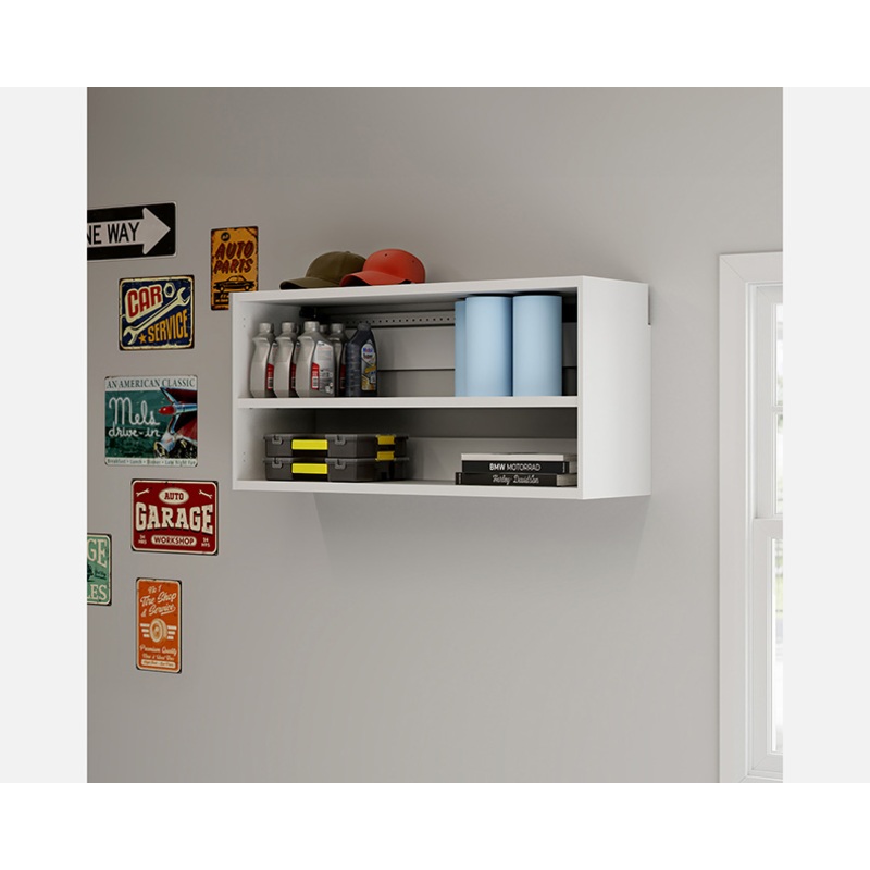 GarageCore Wall-Mounted Upper Cabinet White (441604) – Sauder