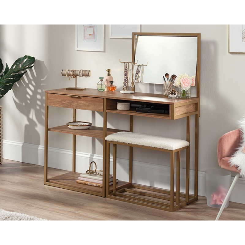 International Lux Bedroom Vanity Sindoori Mango (431115)  Sauder