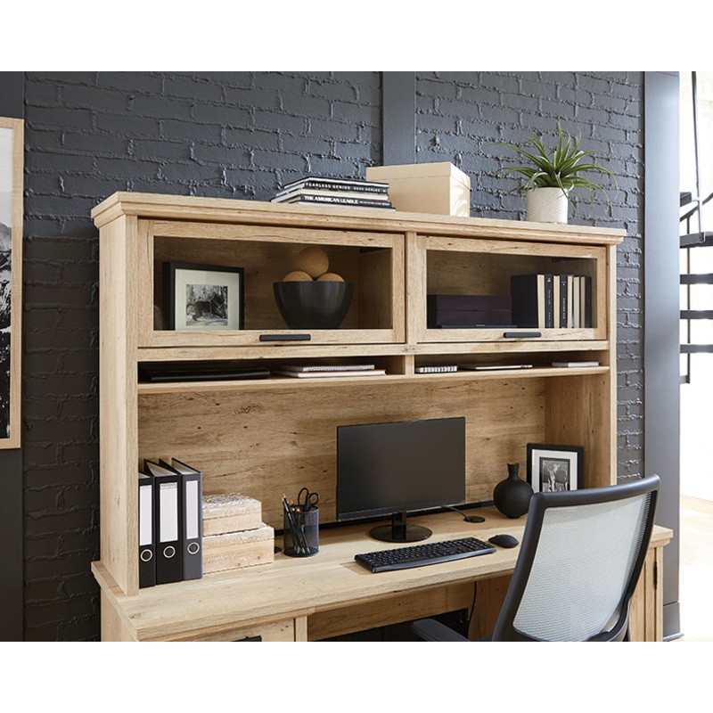 Mason Peak Desktop Hutch Prime Oak (427809)  Sauder
