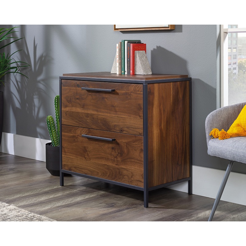 Nova Loft 2-Drawer Lateral File Cabinet Grand Walnut (429434)  Sauder