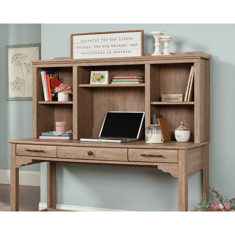 Rollingwood Desktop Hutch Brushed Oak (431435)  Sauder