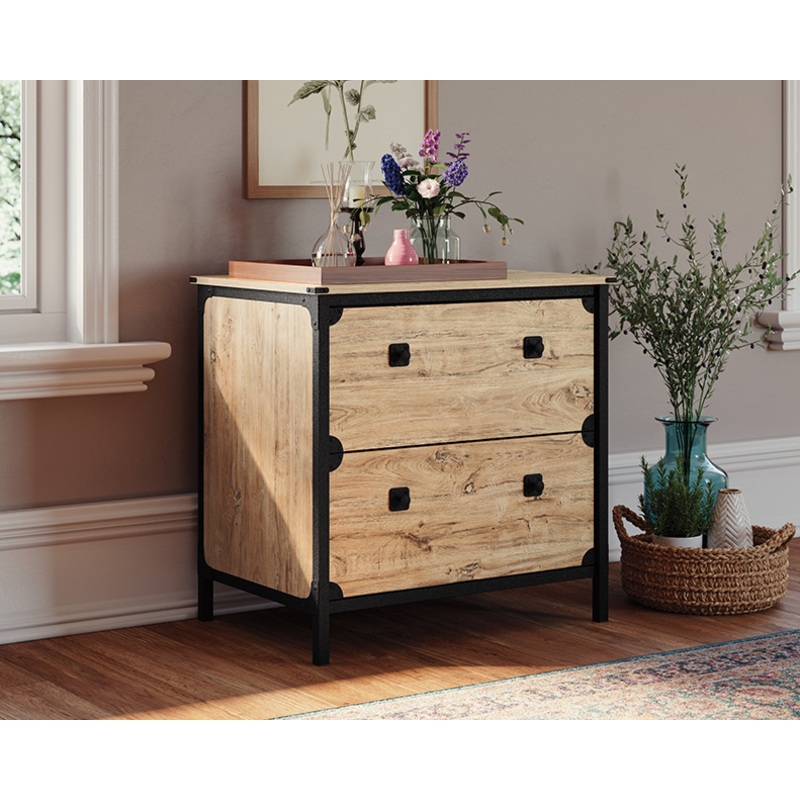 Steel River 2-Drawer Lateral File Cabinet Milled Mesquite (427655)  Sauder