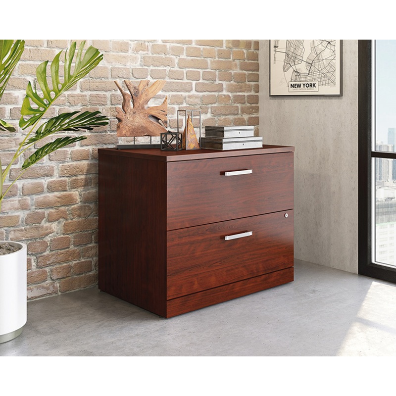 Affirm 2-Drawer Lateral File Cabinet Classic Cherry (426162) – Sauder
