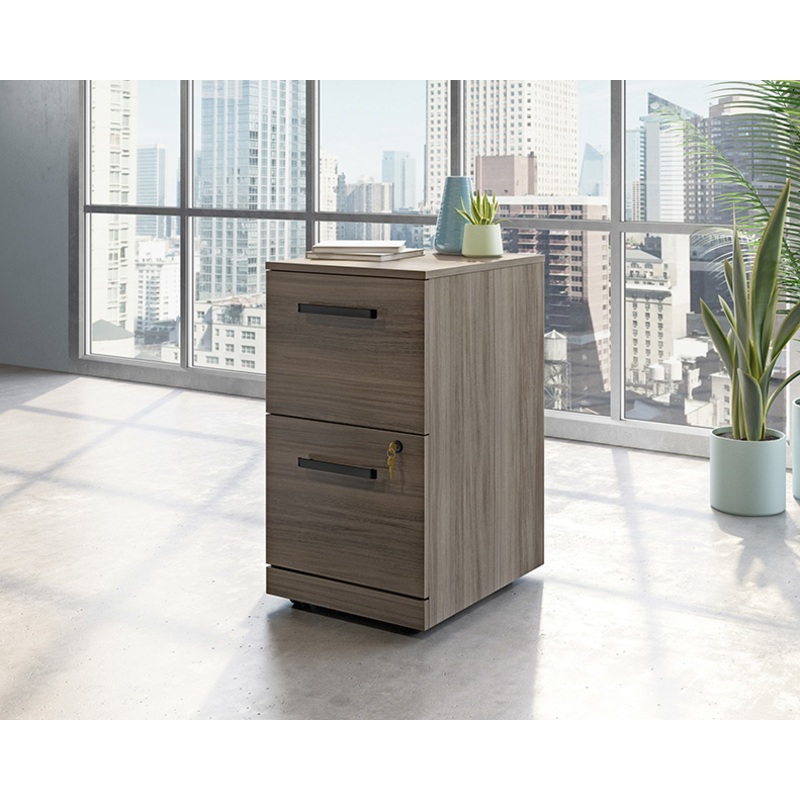 Affirm 2-Drawer Mobile Pedestal Cabinet Hudson Elm (427872)  Sauder