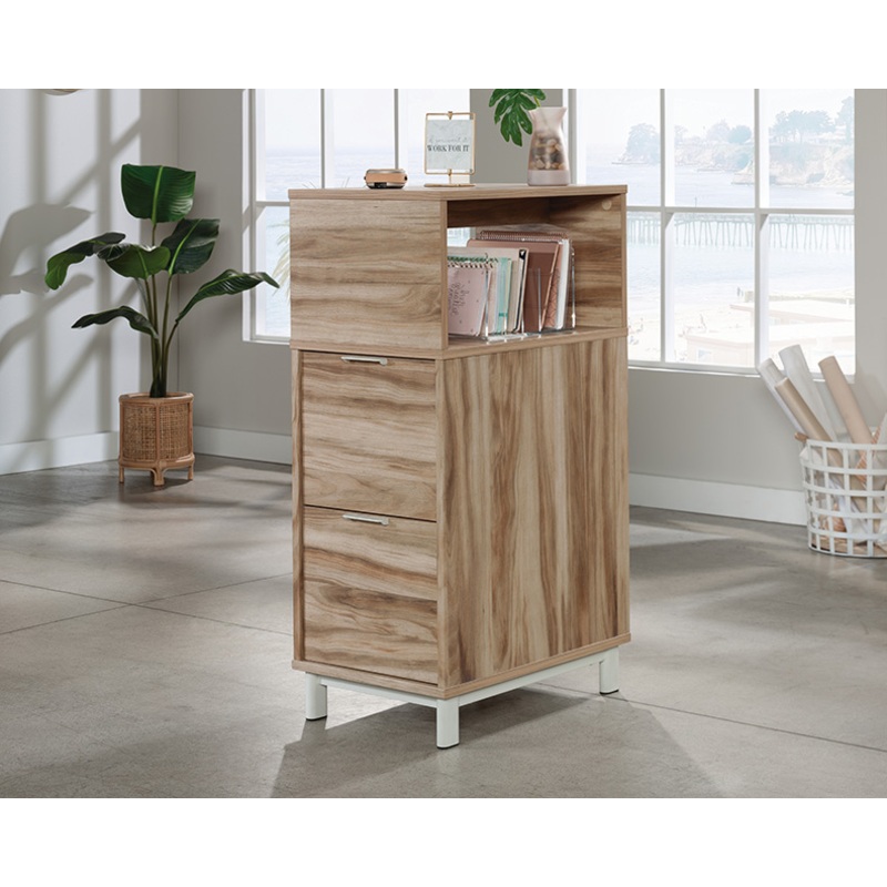 Bergen Circle Office File Tower Kiln Acacia (426278)  Sauder