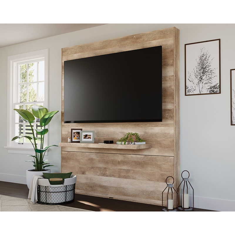 Cannery Bridge Entertainment Wall Lintel Oak (429180)  Sauder