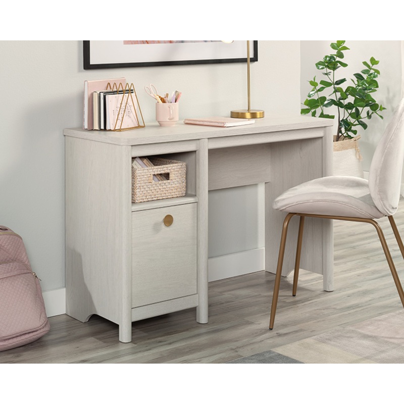 Dover Edge Desk Glacier Oak (432067) – Sauder