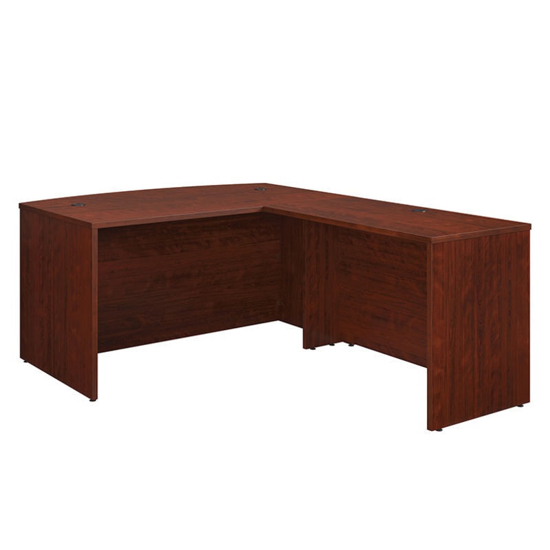 Affirm 60 x 36 Bowfront Executive Desk & Return Classic Cherry (431801)  Sauder