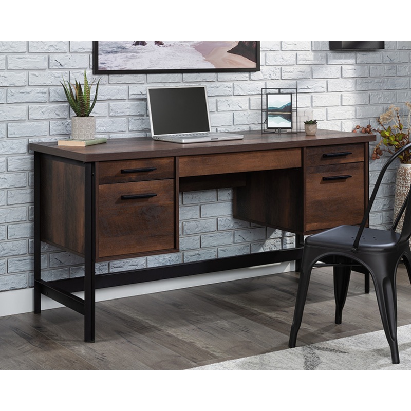 Briarbrook Computer Desk Barrel Oak (430072) – Sauder