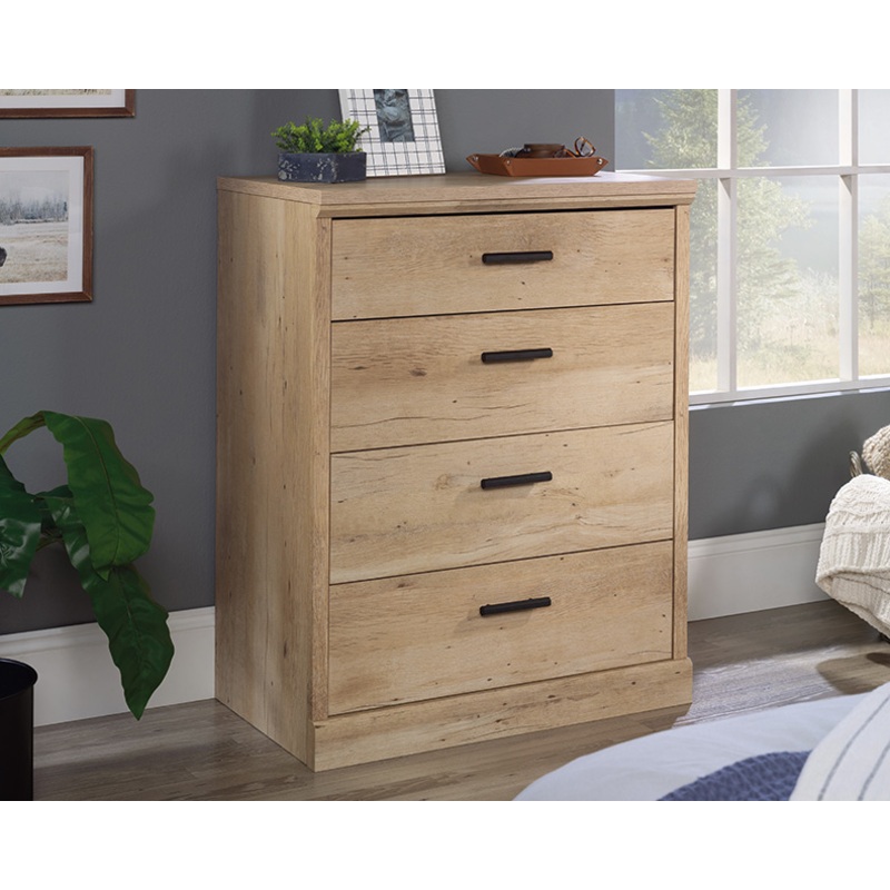Aspen Post 4-Drawer Bedroom Chest Prime Oak (433956)  Sauder