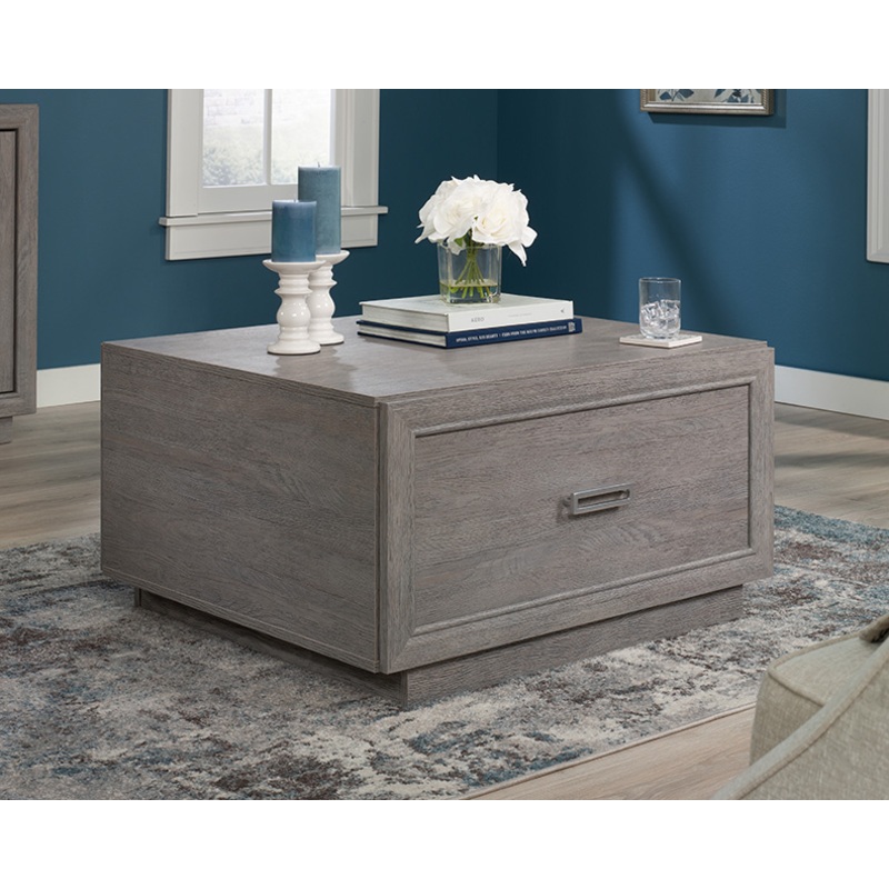 Hayes Garden Square Coffee Table Ashen Oak (434776)  Sauder
