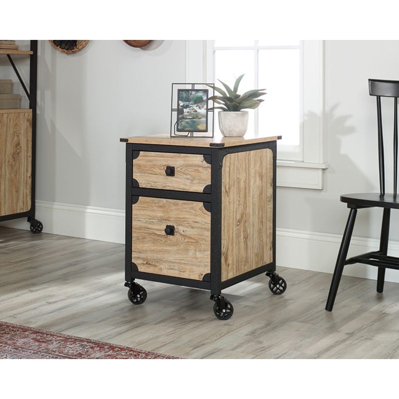Steel River Pedestal File Cabinet Milled Mesquite (425909)  Sauder
