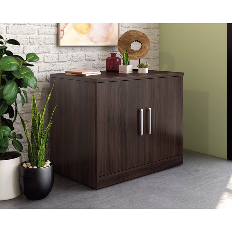 Affirm 2-Door Commercial Storage Cabinet Noble Elm (427438)  Sauder