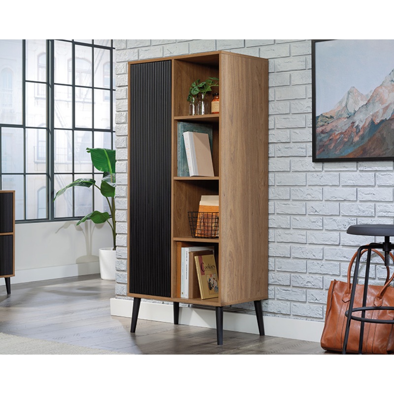 Ambleside Modern Storage Cabinet Serene Walnut (431619)  Sauder