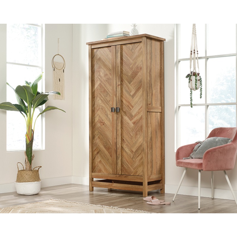Cannery Bridge Storage Cabinet Sindoori Mango (424190)  Sauder