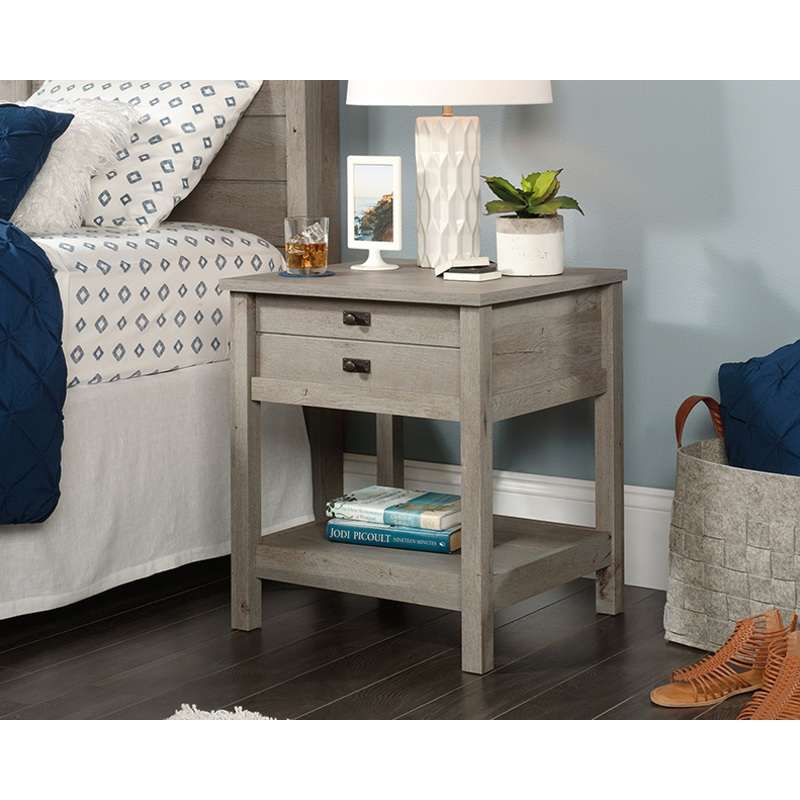 Cottage Road Nightstand Mystic Oak Finish (423328)  Sauder