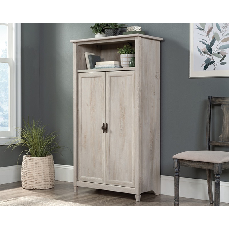 Edge Water 2-Door Storage Cabinet Chalked Chestnut (434766)  Sauder
