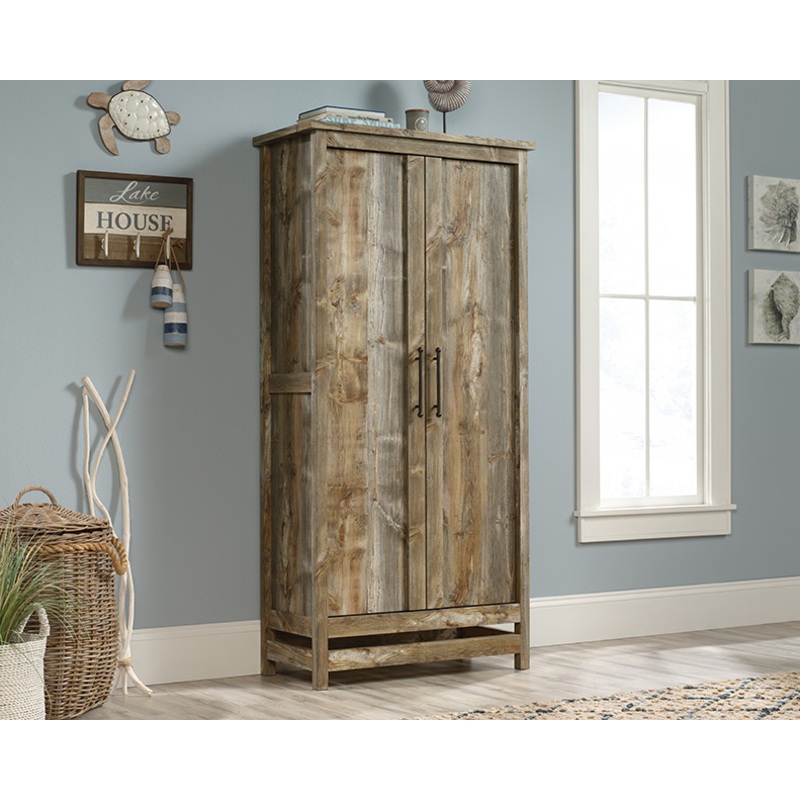 Graninte Trace 2-Door Storage Cabinet Rustic Cedar (424991)  Sauder