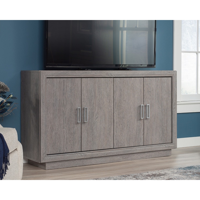 Hayes Garden Office Credenza with Doors Ashen Oak (434775)  Sauder