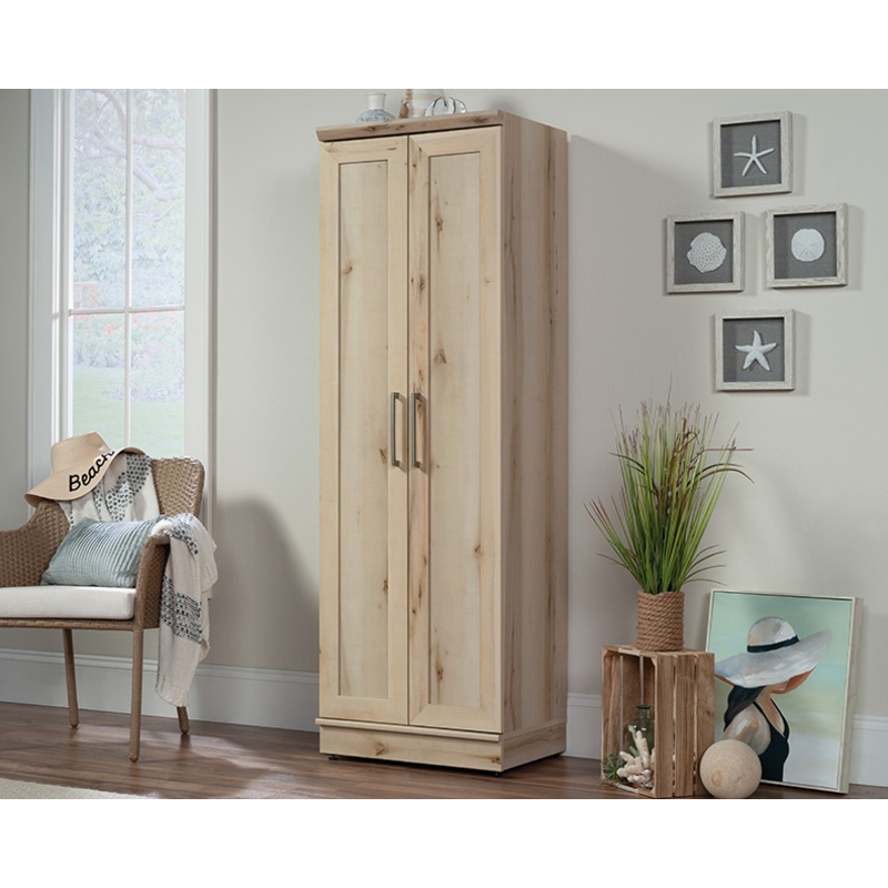 HomePlus 2-Door Storage Cabinet Pacific Maple (430334)  Sauder
