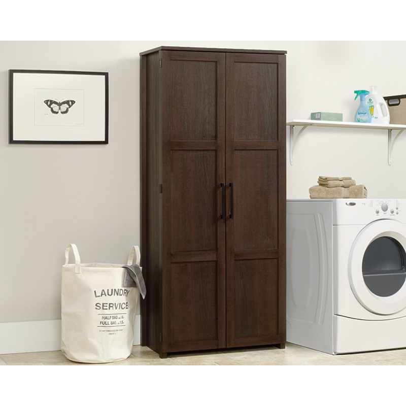 HomePlus Double Door Storage Cabinet Dakota Oak (423999)  Sauder