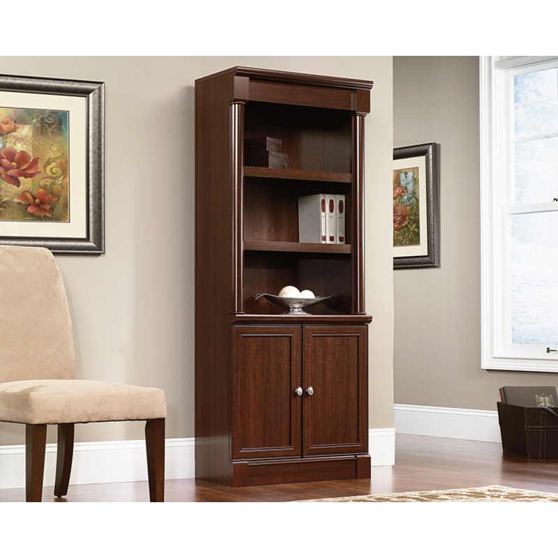 Palladia Library With Doors 412019 Sauder