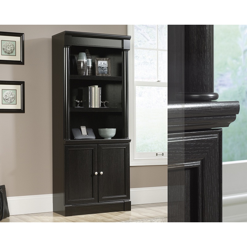Palladia Library With Doors 416515 Sauder