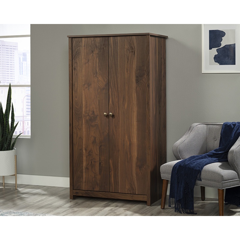 River Ranch 2-Door Storage Cabinet Grand Walnut (437321)  Sauder