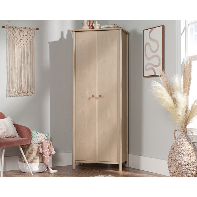 Sauder Select 2-Door Storage Cabinet Natural Maple (433285)  Sauder