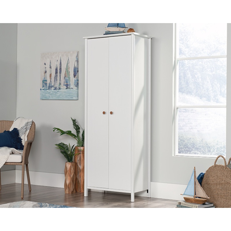 Sauder Select 2-Door Storage Cabinet White (433284)  Sauder