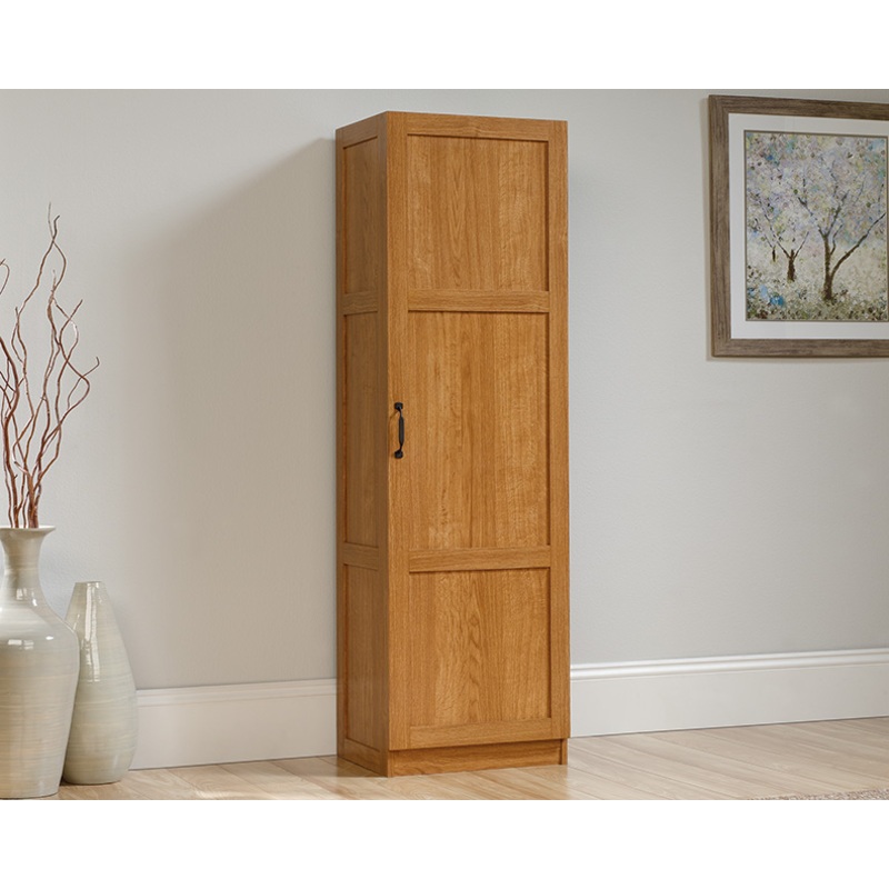 Sauder Select Tall Pantry Storage Cabinet Highland Oak (419983)  Sauder