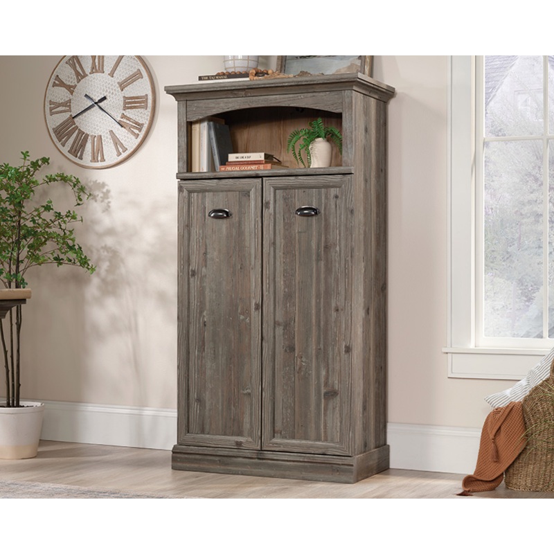 Sonnet Springs 2-Door Storage Cabinet Pebble Pine (434929)  Sauder