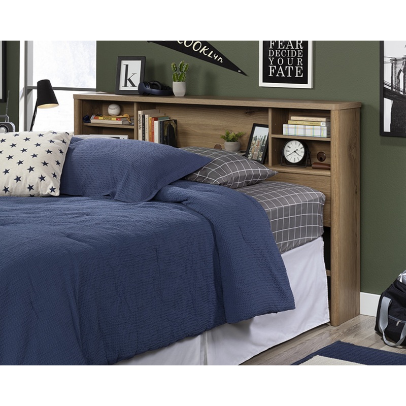 Dover Edge Full/Queen Bookcase Headboard Timber Oak (443027)  Sauder
