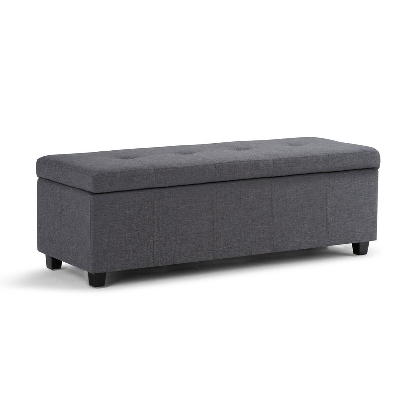Storage Ottomans Castleford Storage Ottoman in Linen
