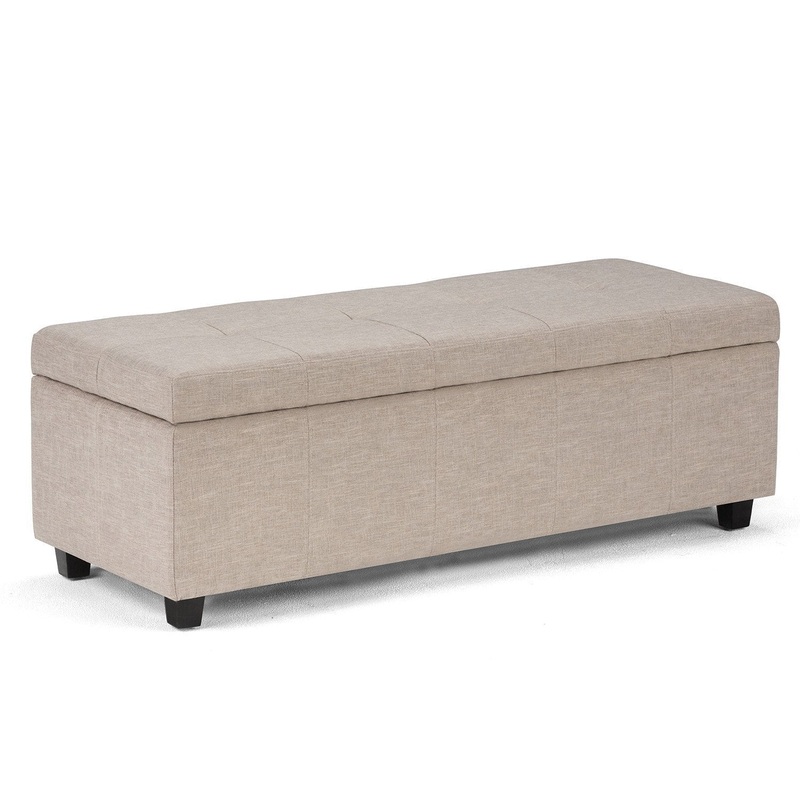 Storage Ottomans Castleford Storage Ottoman in Natural