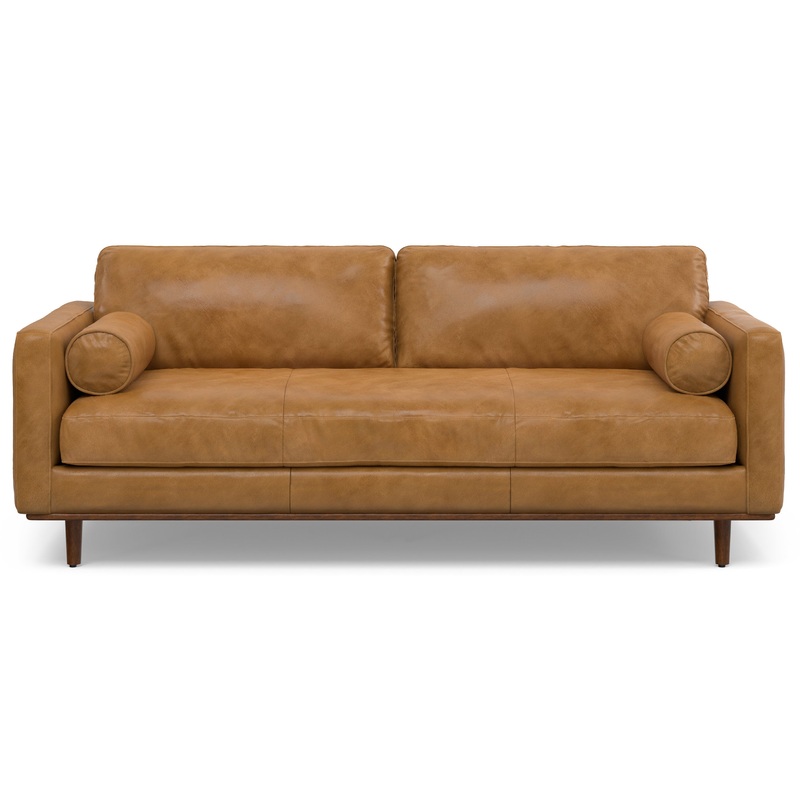 Sofas Morrison 89 inch Sofa in Genuine Leather