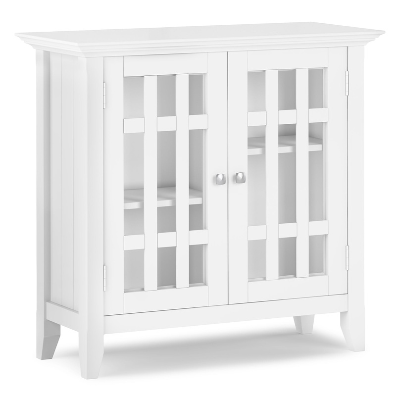 Storage Cabinets Bedford Low Storage Media Cabinet in White