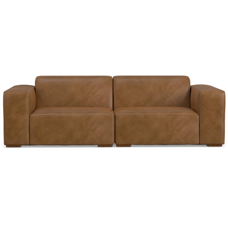 Modular Sofas Rex 2 Seater Sofa in Genuine Leather