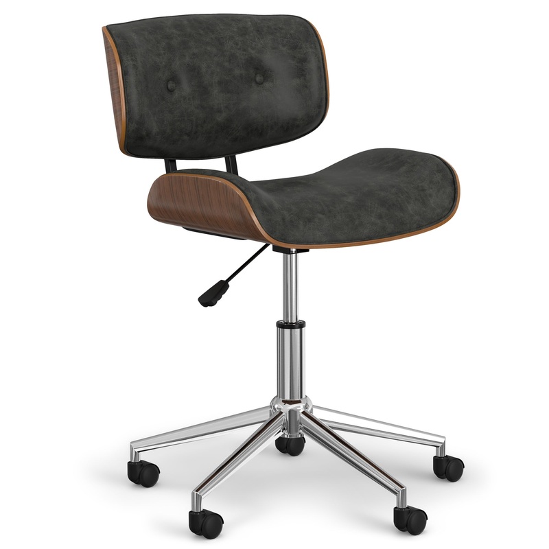 Office Chairs Dax Office Chair in Distressed Vegan Leather